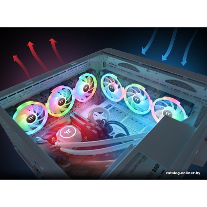 Комплект вентиляторов для корпуса с контроллером Thermaltake SWAFAN EX12 RGB CL-F143-PL12SW-A