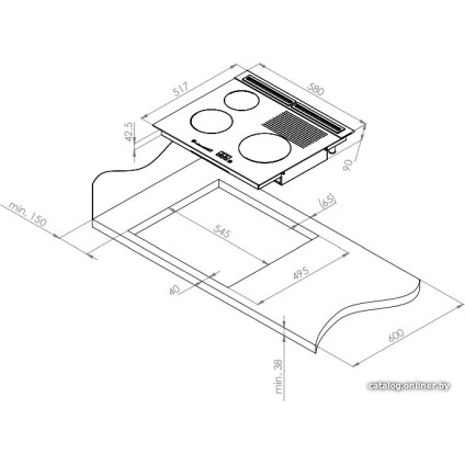Варочная панель Solgaz Optimex 3+1