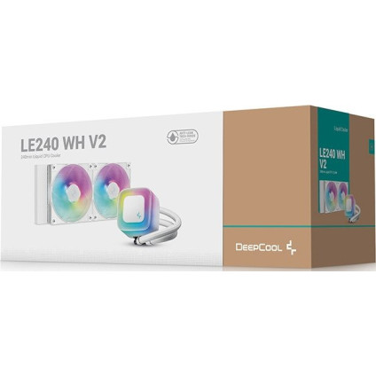 Система жидкостного охлаждения для процессора DeepCool LE240 WH V2 R-LE240-WHAMMN-G-2