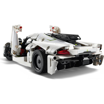 Конструктор LEGO Technic 42184 Белый гиперкар Koenigsegg Jesko Absolut