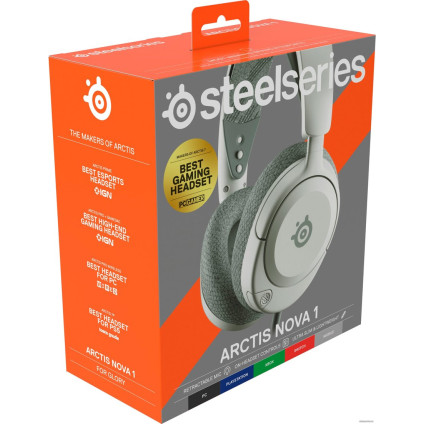 Наушники SteelSeries Arctis Nova 1 (белый)