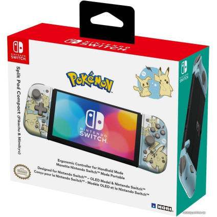 Геймпад HORI Split Pad Compact Pikachu & Mimikyu NSW-410U