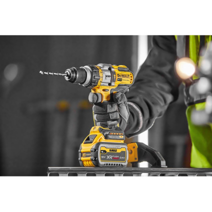 Ударная дрель-шуруповерт DeWalt DCD999X1 (с 1-им АКБ 9 Ач, кейс)