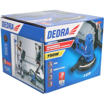 Шлифмашина для стен и потолков Dedra DED7764