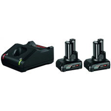 Аккумулятор с зарядным устройством Bosch 1600A01B20 (12В/2x6 Ah + 12-40В)