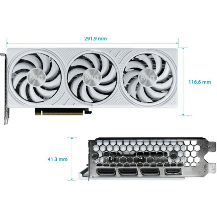 Видеокарта Palit GeForce RTX 5070 White OC NE75070U19K9-GB2050W