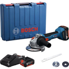 Угловая шлифмашина Bosch GWS 18V-8 Professional 06019N9020 (с 2-мя АКБ, кейс)