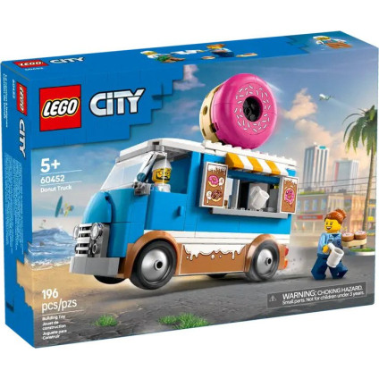 Конструктор LEGO City Грузовик с пончиками 60452
