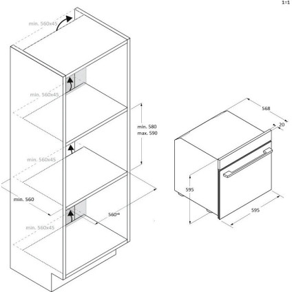 Электрический духовой шкаф Haier ID Series 2 H6 ID2P3T3HTB