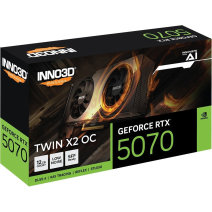 Видеокарта Inno3D GeForce RTX 5070 Twin X2 OC N50702-12D7X-195064N