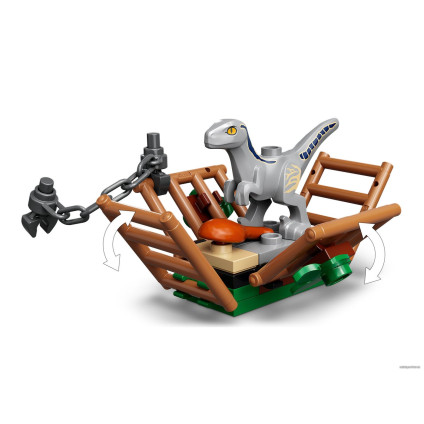 Конструктор LEGO Jurassic World 76946 Блу и поимка бета-велоцираптора