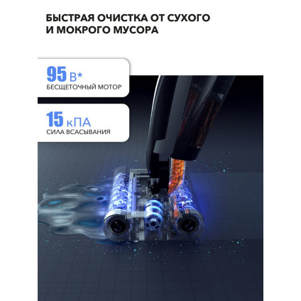 Вертикальный моющий пылесос Deerma DEM-VX96W