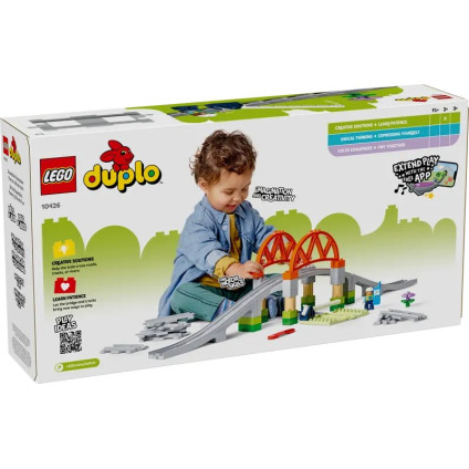 Конструктор LEGO Duplo Железнодорожный мост и пути 10426