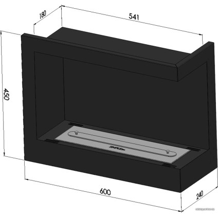 Биокамин SimpleFire Corner 600 R