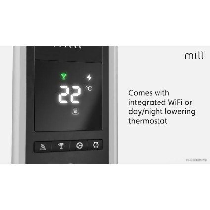 Масляный радиатор Mill AB-H1000DN (черный)