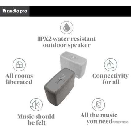 Беспроводная аудиосистема Audio Pro A15 (темно-серый)