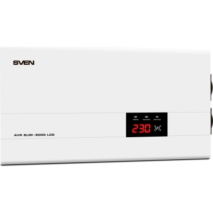 Стабилизатор напряжения SVEN AVR SLIM-2000 LCD