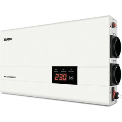 Стабилизатор напряжения SVEN AVR SLIM-2000 LCD