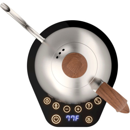 Электрический чайник Brewista Artisan Gooseneck 1л (нержавеющая сталь/дерево)