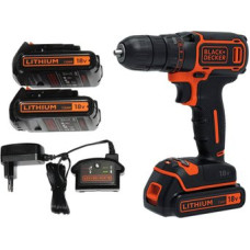 Дрель-шуруповерт Black & Decker BDCDC18B (с 2-мя АКБ, без кейса)