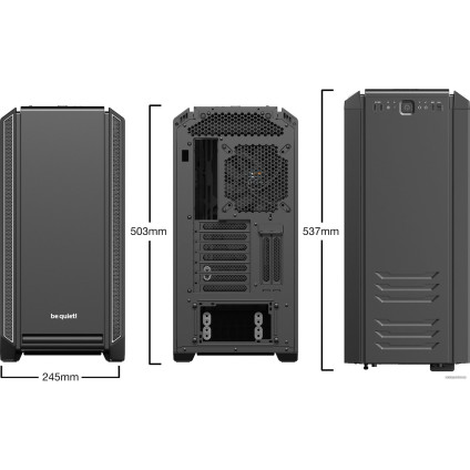 Корпус be quiet! Silent Base 601 BGW27 (черный/серебристый)