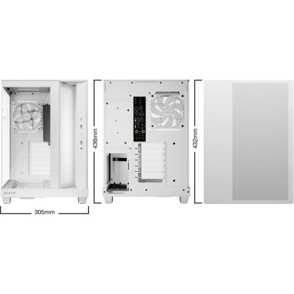 Корпус be quiet! Light Base 500 LX White BGW86