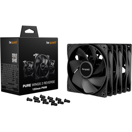 Комплект вентиляторов для корпуса be quiet! Pure Wings 3 120mm PWM Reverse BL137