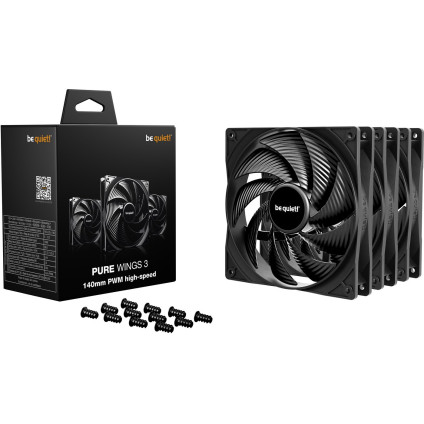 Комплект вентиляторов для корпуса be quiet! Pure Wings 3 140mm PWM HS BL138