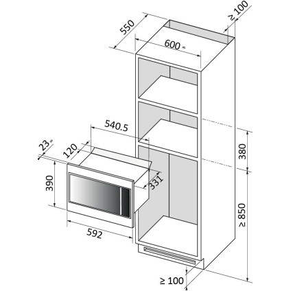 Микроволновая печь Brandt BMS7120WW