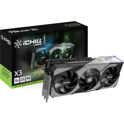 Видеокарта Inno3D GeForce RTX 5070 Ti iChill X3 C507T3-16D7X-176069H
