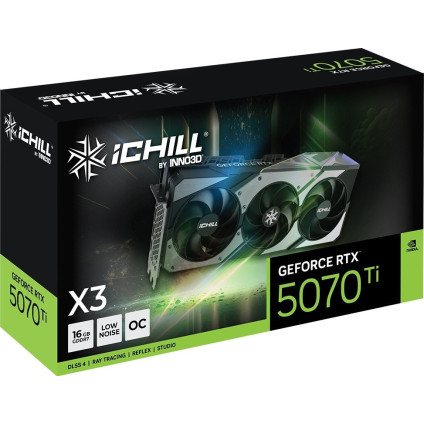 Видеокарта Inno3D GeForce RTX 5070 Ti iChill X3 C507T3-16D7X-176069H