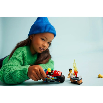 Конструктор LEGO City 60410 Пожарный мотоцикл