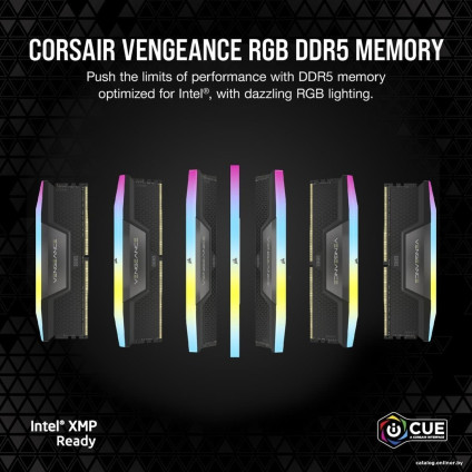 Оперативная память Corsair Vengeance RGB 2x32ГБ DDR5 6000 МГц CMH64GX5M2B6000Z40