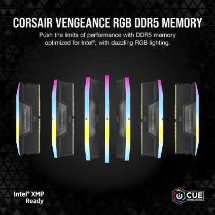 Оперативная память Corsair Vengeance RGB 2x32ГБ DDR5 6000 МГц CMH64GX5M2B6000C30