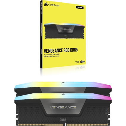 Оперативная память Corsair Vengeance RGB 2x32ГБ DDR5 6000 МГц CMH64GX5M2B6000C30