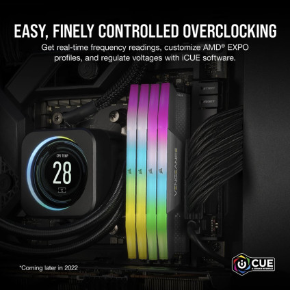 Оперативная память Corsair Vengeance RGB 2x32ГБ DDR5 6000 МГц CMH64GX5M2B6000Z30
