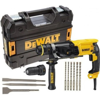 Перфоратор DeWalt D25134KP (кейс, набор оснастки)