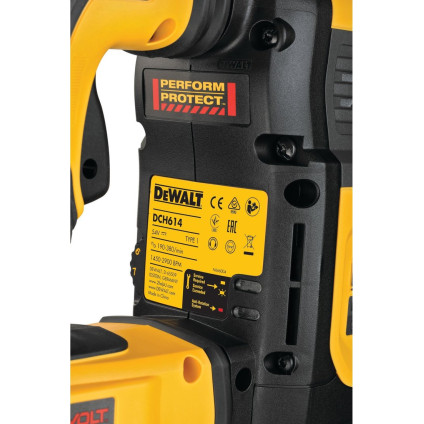 Перфоратор DeWalt DCH614X2 (с 2-мя АКБ, кейс)
