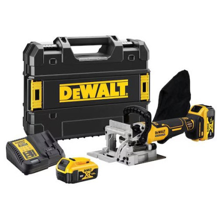 Шпоночный (ламельный) фрезер DeWalt DCW682P2 (с 2-мя АКБ, кейс)