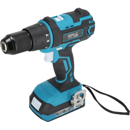 Ударная дрель-шуруповерт Dedra DED7030A02 (с 2-мя АКБ, кейс)