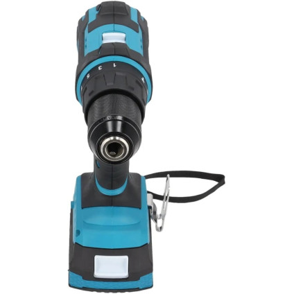 Ударная дрель-шуруповерт Dedra DED7030A02 (с 2-мя АКБ, кейс)