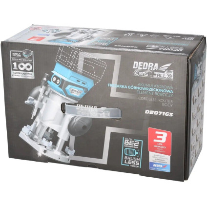 Вертикальный фрезер Dedra DED7163 (без АКБ)
