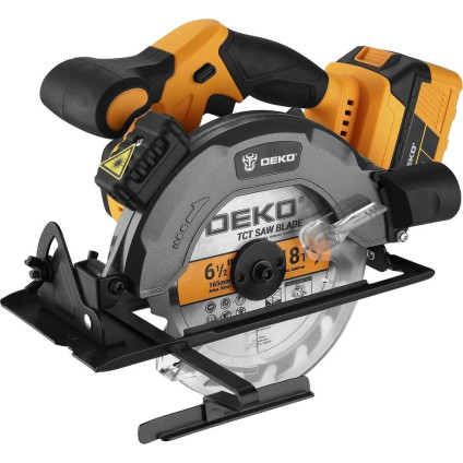 Дисковая (циркулярная) пила Deko DKCS20Q1Y (с 1-им АКБ)