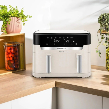 Аэрогриль (аэрофритюрница) Tefal Dual Easy Fry & Grill EY901AE0