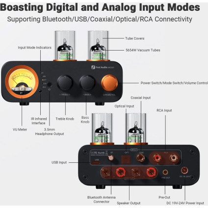 Интегральный усилитель Fosi Audio MC331