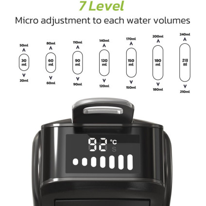 Капсульная кофеварка Hibrew H1B (черный)