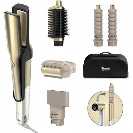 Фен-стайлер Shark Glam Sleek Straight Waves & Curls Multi-styler HD6051SEU