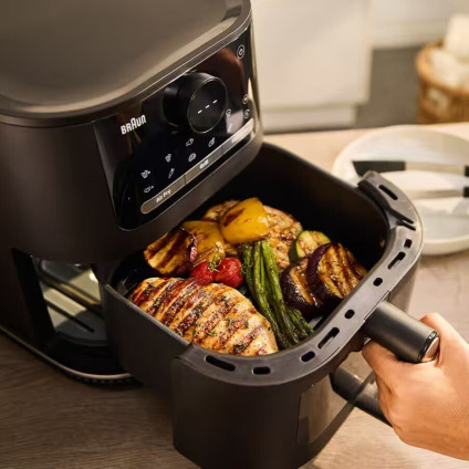 Аэрогриль (аэрофритюрница) Braun MultiFry 5 Air Fryer 3-i-n1 HF5075IBK