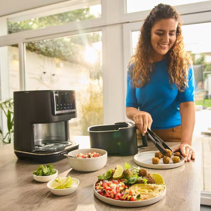 Аэрогриль (аэрофритюрница) Braun MultiFry 5 Air Fryer 3-i-n1 HF5075IBK