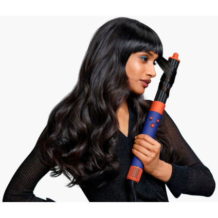 Фен-стайлер Dyson Airwrap Complete Long HS08 i.d. (с переходником на евровилку, синие румяна/топаз)